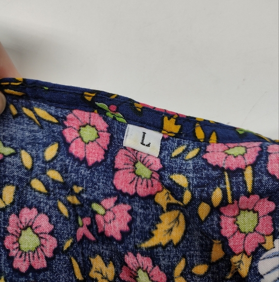 Floral Wrap Short Sleeve Boho Dress - Picture 7 of 7